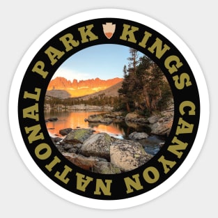 Kings Canyon National Park circle Sticker
